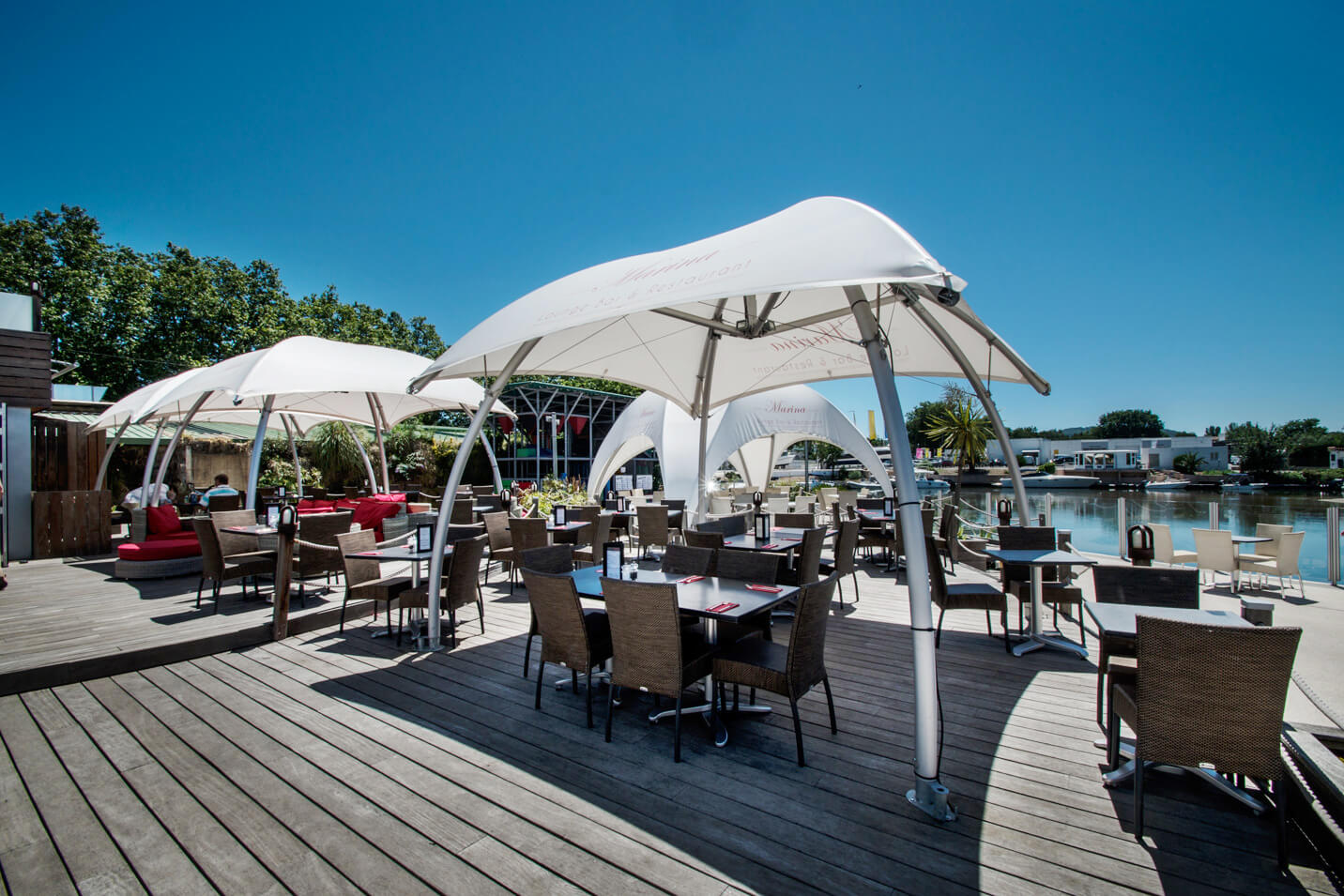 Lounge tält