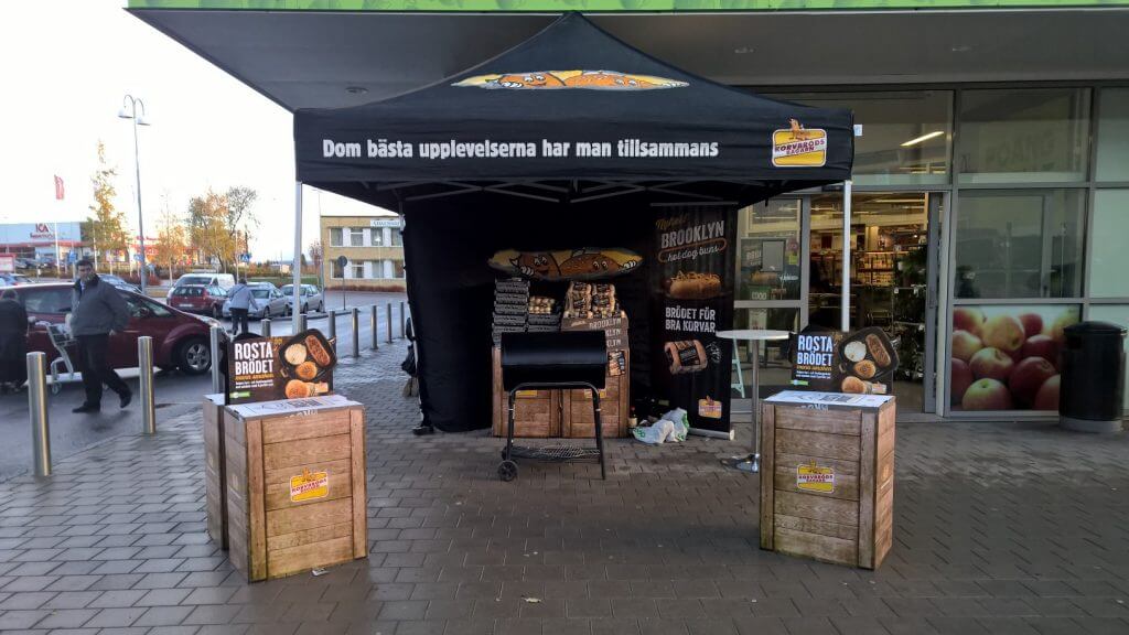 Snabbtält kund